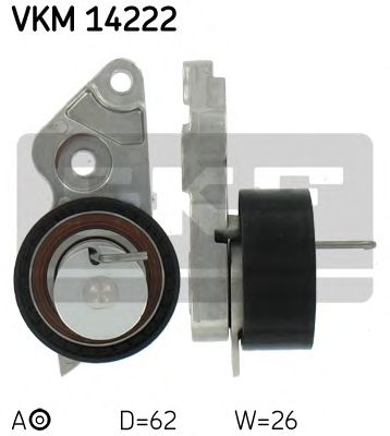 VKM 14222 SKF Натяжний ролик1